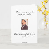 Zwarte Mannen Kaart (Gele Bloem)