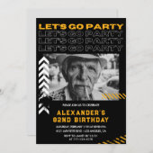 Zwarte Mannen Let's Go Party 82ste verjaardag Kaart (Voorkant / Achterkant)