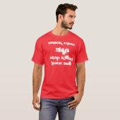 zwarte mannen, s, k, y, s, stop met het doden van t-shirt (Voorkant volledig)