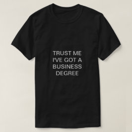 Zwarte Mannen Trust Me T-shirt