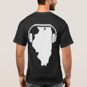 Zwarte Mannen van Ill-Noise Productions T-Shirt (Achterkant)