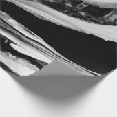 Zwarte marbles en moeder van Pearl Cadeaupapier (Hoek)