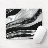 Zwarte marbles en moeder van Pearl Muismat (Met muis)