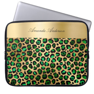 Zwarte marinepatroon laptop sleeve