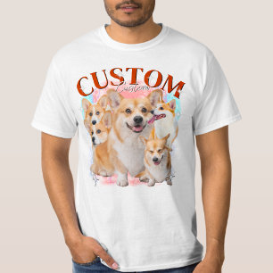 Zwarte Markt Hond Huisdier Foto Dier 90s 1WH1 T-shirt