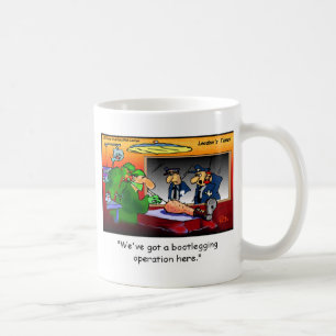 Zwarte Markt Operatie Grappige Cartoon T-shirts & Koffiemok