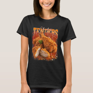 Zwarte Markt Rap Vintage Jaren 90 Kipnuggets Grapp T-shirt