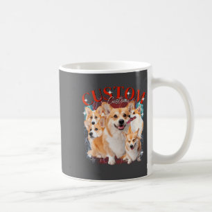 Zwarte markt vintage huisdieren honden kat grappig koffiemok