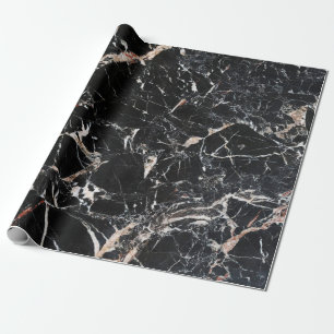 Zwarte marmer, abstracte achtergrond cadeaupapier