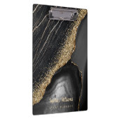 Zwarte marmer Agate Klembord (Rechts)