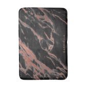 Zwarte marmer badmat (Voorkant Verticaal)