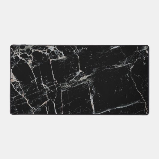 zwarte marmer bureaumat (Voorkant)