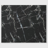 zwarte marmer cadeaupapier (Vlak)