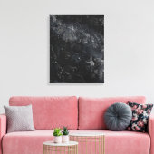Zwarte marmer canvas afdruk (Insitu (Woonkamer))
