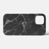Zwarte marmer Case-Mate iPhone case (Achterkant (horizontaal))