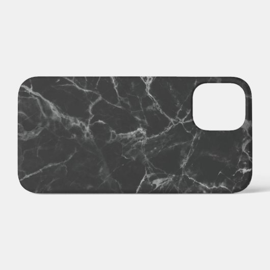 Zwarte marmer Case-Mate iPhone case (Achterkant (horizontaal))