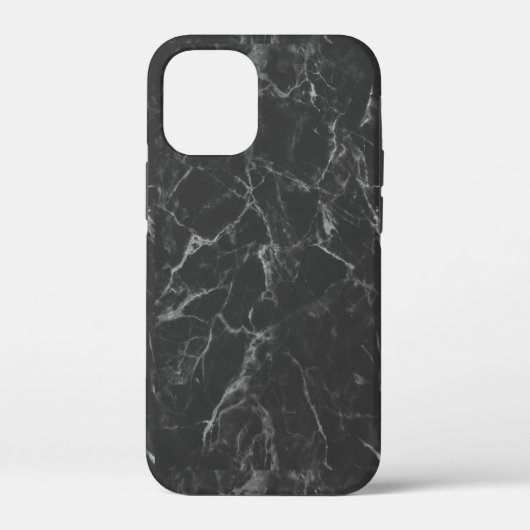 Zwarte marmer Case-Mate iPhone case (Achterkant)