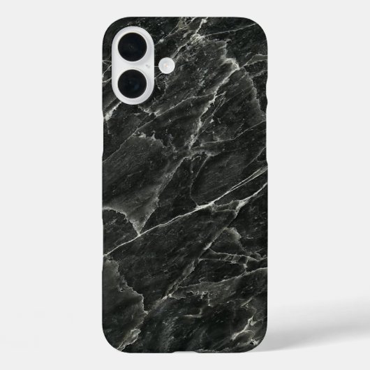 Zwarte marmer Case-Mate iPhone case (Achterkant)