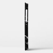 Zwarte Marmer Case-Mate iPhone Case (Achterkant / Links)