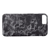 Zwarte marmer Case-Mate iPhone case (Achterkant (Horizontaal))
