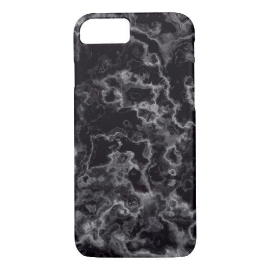 Zwarte marmer Case-Mate iPhone case (Achterkant)