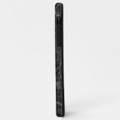 Zwarte marmer Case-Mate iPhone case (Achterkant/links)