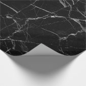 Zwarte marmer II Cadeaupapier (Hoek)