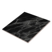 Zwarte marmer keramische Tegel Tegeltje (Zijkant)