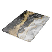 Zwarte marmer met Gold  Badmat (Gekanteld)