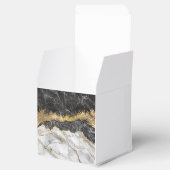 Zwarte marmer met Gold  Bedankdoosjes (Geopend)