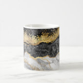 Zwarte marmer met Gold  Koffiemok (Center)