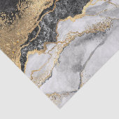 Zwarte marmer met Gold  Tissuepapier (Detail)