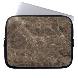 Zwarte, marmer-neopreenlaptophoes van 10 inch laptop sleeve