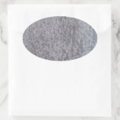 Zwarte marmer Oval Sticker (Tas)