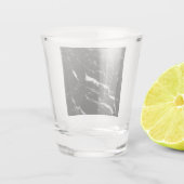 Zwarte marmer shot glas (Achterkant)