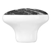 Zwarte marmer Stone Keramische Knop (Zijkant)