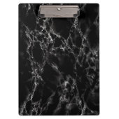 Zwarte marmer Stone-klembord Klembord (Voorkant)