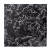 Zwarte marmer tegeltje (Voorkant)