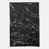 Zwarte marmer theedoek (Verticaal)