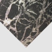 Zwarte marmer tissuepapier (Detail)