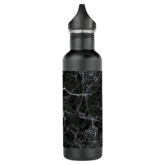 Zwarte marmer waterfles (Links)