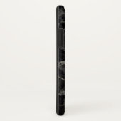 Zwarte Marmeren iPhone X Hoezen (Achterkant / rechts)
