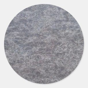 Zwarte Marmeren Ronde Sticker