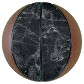 Zwarte marmertextuur basketbal (Verticaal)