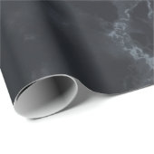 Zwarte marmertextuur cadeaupapier (Rol Hoek)