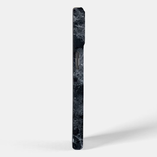 Zwarte marmertextuur Case-Mate iPhone case (Achterkant / Rechts)