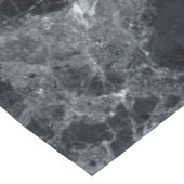 Zwarte marmertextuur tafelkleed (Gekanteld)