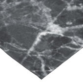 Zwarte marmertextuur tafelkleed (Gekanteld)