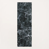 Zwarte marmertextuur yogamat (Voorkant)