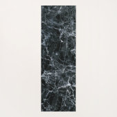 Zwarte marmertextuur yogamat (Achterkant)